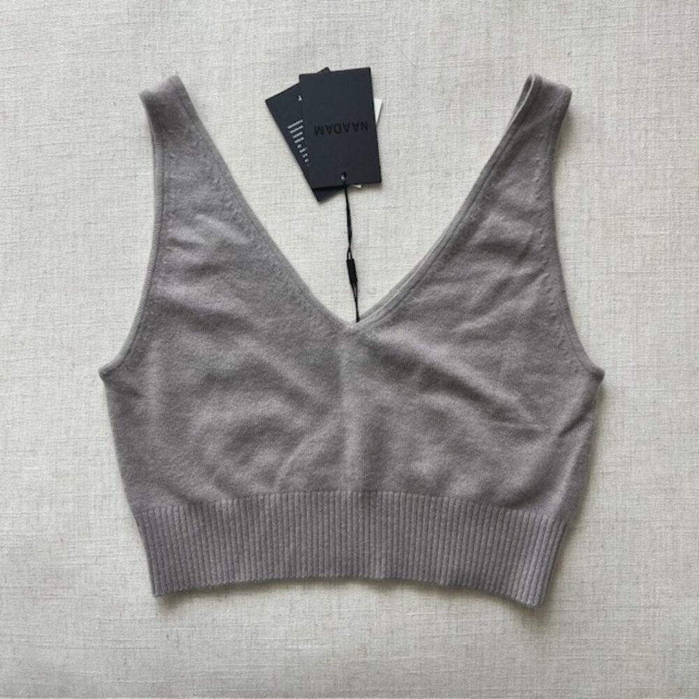Naadam Cropped Cashmere Top - Size S - NWT